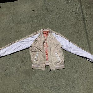 Two-way Jacket with Pink and Cream